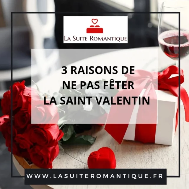 Bonjour les amoureux 🥰

Aujourd'hui nous allons vous donner les 
🌹 3 Raisons de NE PAS fêter la Saint-Valentin… mais de venir à La Suite Romantique de Perpignan 😉 ! 💕🔥

1️⃣ Trop cliché ? Dîner en tête-à-tête dans un resto bondé, les mêmes cadeaux chaque année… Osez l’originalité avec une nuit inoubliable dans un cocon d’amour et de passion. 😏✨

2️⃣ L’amour, c’est quand vous voulez ! Pourquoi se limiter au 14 février ? Offrez(-vous) un moment magique n’importe quel jour de l’année… effet surprise garanti ! 💘

3️⃣ Moins de stress, plus de plaisir ! Pas de résa de dernière minute, pas de files d’attente… Juste vous deux, une ambiance intime et tout ce qu’il faut pour une nuit exceptionnelle. 🔥💋

📅 Réservez votre nuit à La Suite Romantique dès maintenant et créez votre propre Saint-Valentin… quand bon vous semble ! ❤️

Au plaisir de vous accueillir.

Cyrielle & Louis

#LaSuiteRomantique #EscapadeAmoureuse #SaintValentinTouteLAnnée