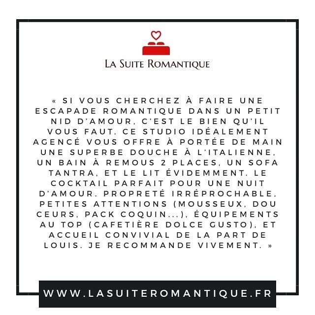 Ce sont nos clients qui parlent le mieux de La Suite Romantique de Perpignan 😍.
Merci Étienne pour votre message 🙏. #lasuiteromantique66 #lasuiteromantique #love #amour #amoureux #instalove #couplegoals #perpignan #visitpo #citybreak #citybreakapartments #spaprivatif #nuitdamour #nuitenamoureux #datenight #lovehotel #escapaderomantique